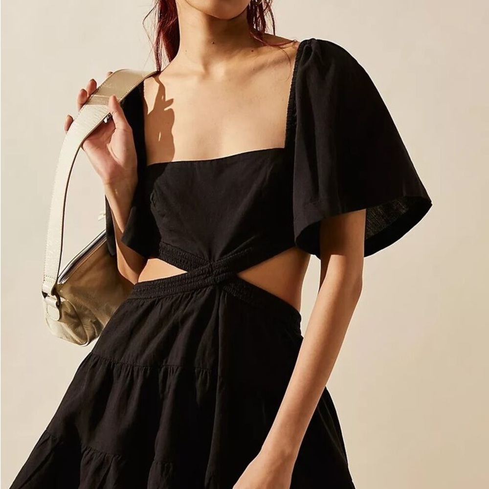 Free People Cross of Sunlight Mini Dress
